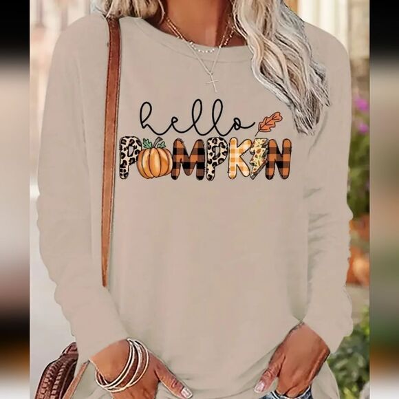 Hello Pumpkin Top - Picture 1 of 6